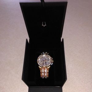 Men’s Bulova Octava Gold-tone Crystal Watch